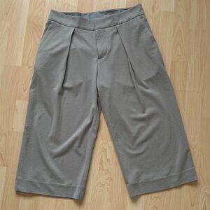 James Perse Estilo Grey wide leg long short carpi pants, size 26